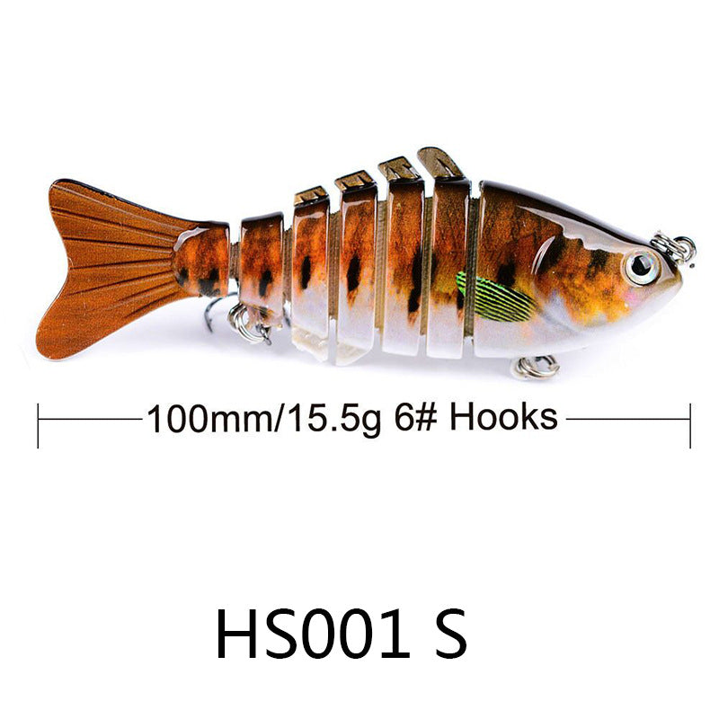 Apex Segmented Swim-Minnow – 10cm Floating Multi-Jointed Bass & Pike Lure