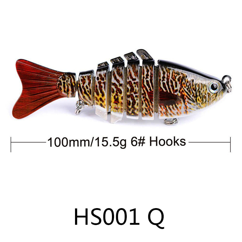 Apex Segmented Swim-Minnow – 10cm Floating Multi-Jointed Bass & Pike Lure
