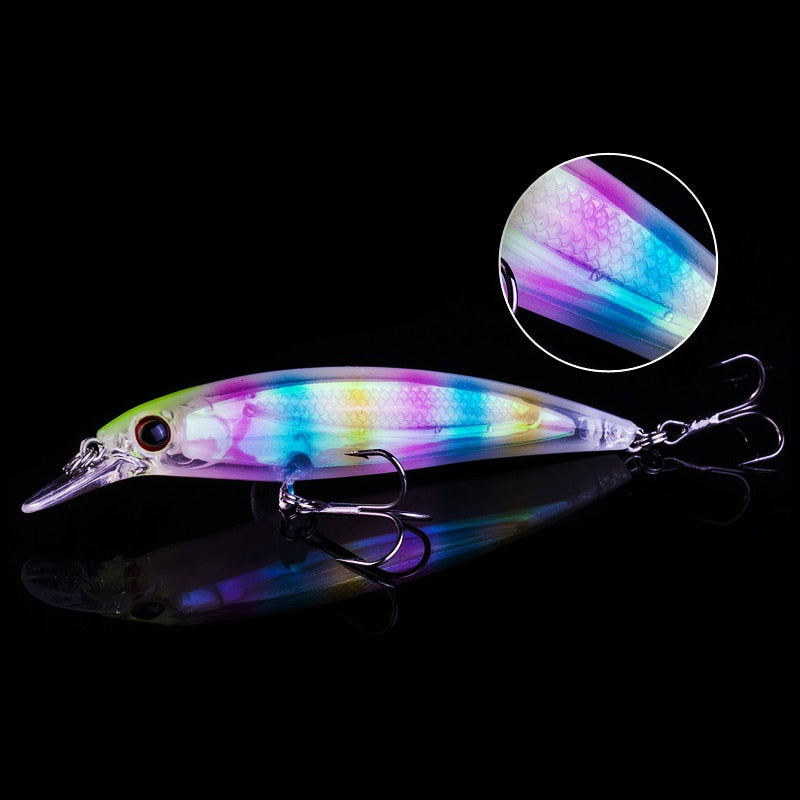 Phantom-Glow 110 Jerkbait – 11cm/14g Luminous Suspended Minnow Lure