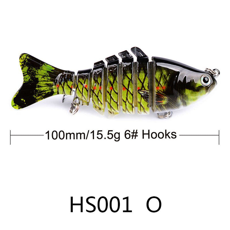 Apex Segmented Swim-Minnow – 10cm Floating Multi-Jointed Bass & Pike Lure