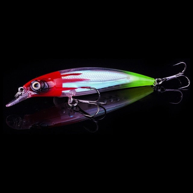 Phantom-Glow 110 Jerkbait – 11cm/14g Luminous Suspended Minnow Lure