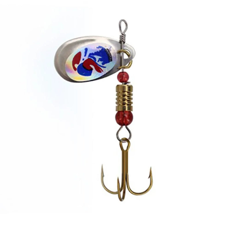Flash-Impact Multi-Pack Lure Set – 16pc Inline Spinners & Spoons for Trout, Bass, & Pike