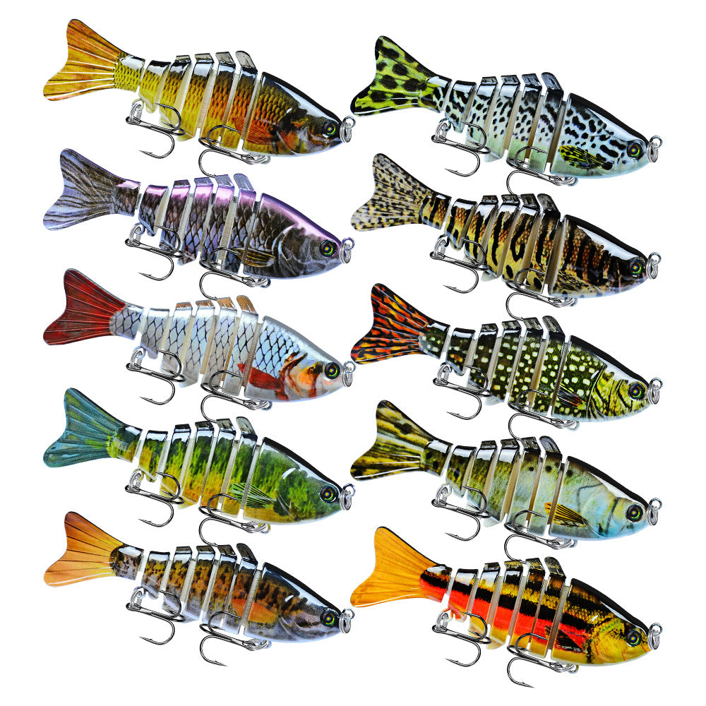 Apex Segmented Swim-Minnow – 10cm Floating Multi-Jointed Bass & Pike Lure