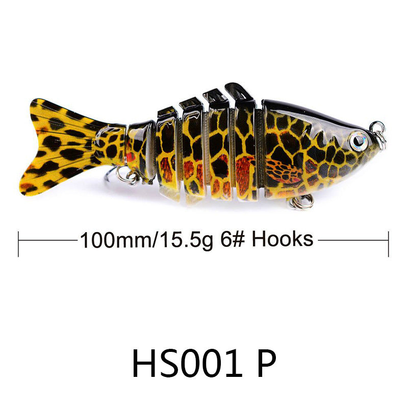 Apex Segmented Swim-Minnow – 10cm Floating Multi-Jointed Bass & Pike Lure