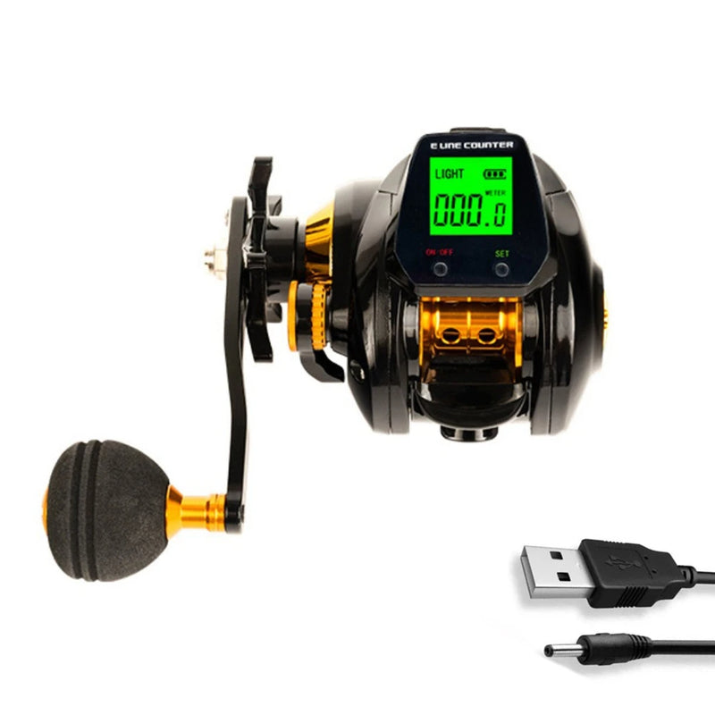 Pro-Count Smart Digital Baitcasting Reel – High-Speed 7.2:1 Reel for Freshwater & Sea Fishing