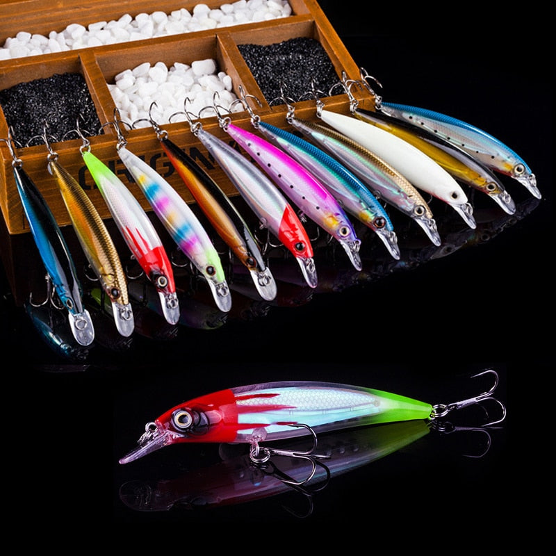 Phantom-Glow 110 Jerkbait – 11cm/14g Luminous Suspended Minnow Lure