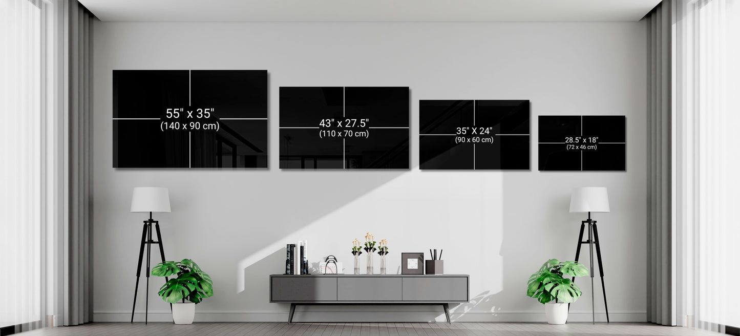 Fish World Glass Wall Art || Designer Collection